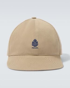 Prada Baseballcap Aus Canvas - Natur