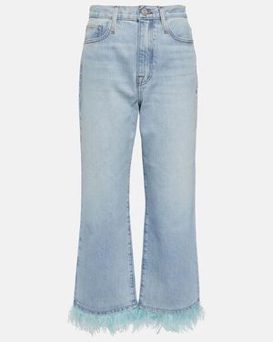 FRAME Le Dancing Jane Straight Jeans - Blue