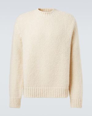 Jil Sander Mohair And Alpaca-Blend Jumper - Natural