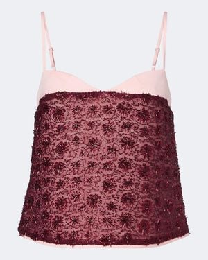 Posse Sofia Beaded Top - Red