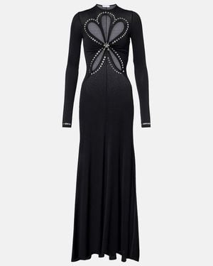 Rabanne Second Skin Effect Long Dress - Black