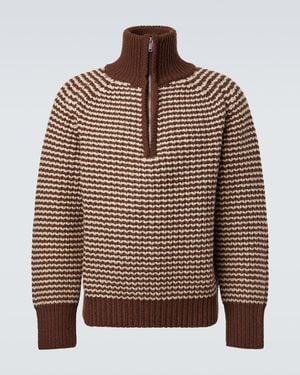 Studio Nicholson X Aaron Levine Pullover Bristol Aus Schurwolle - Braun