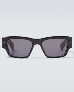 Jacques Marie Mage Zimmerman Rectangular Sunglasses - Brown