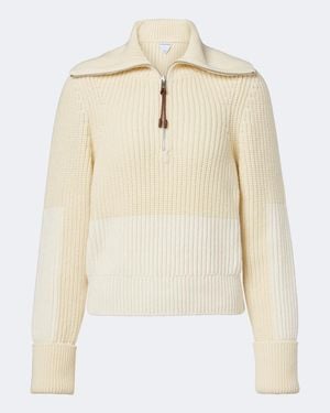 Bottega Veneta Pullover Aus Wolle Und Kaschmir - Natur