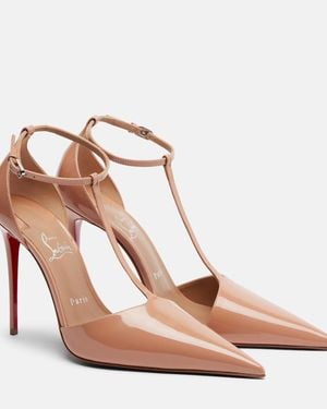 Christian Louboutin Kate Patent Leather Court Shoes - Pink