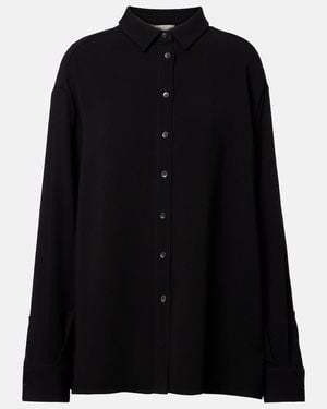 Asceno Maya Oversized Shirt - Black