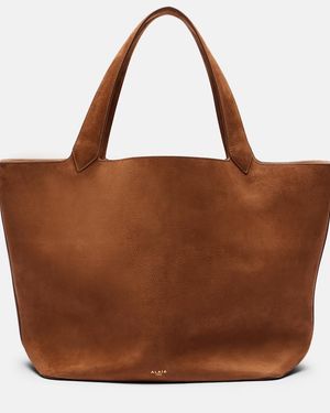 Alaïa Le Cabas Leather Tote Bag - Brown