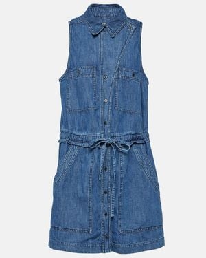 Isabel Marant Ines Denim Minidress - Blue