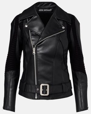 Junya Watanabe Belted Biker Jacket - Black