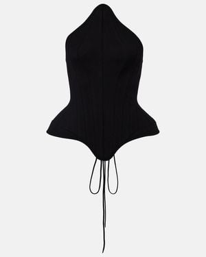 Mugler Re/Edit Top - Schwarz
