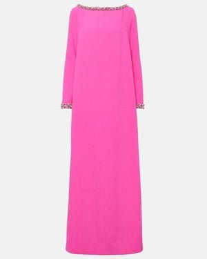 Safiyaa Naimal Embellished Crepe Gown - Pink