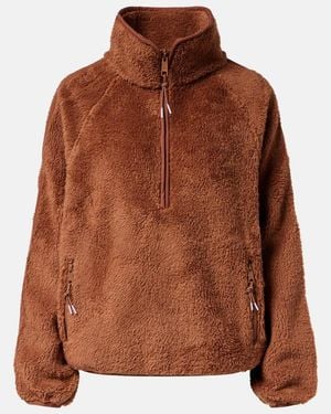 The Upside Harlow Fleece Half-Zip Sweatshirt - Brown