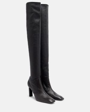 TOTEME Overknee-Stiefel Aus Leder - Schwarz