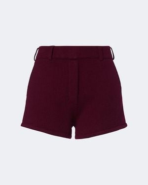 Lisa Yang Shorts Tyra Aus Kaschmir - Rot