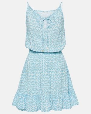 Heidi Klein Zanzibar Printed Minidress - Blue