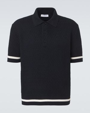 Givenchy Polohemd Aus Haekelstrick - Schwarz