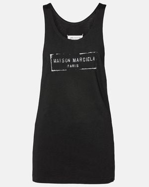 Maison Margiela Four Stitches Tank Top - Black