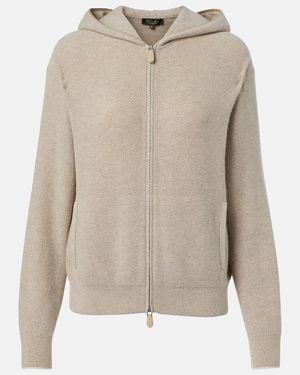 Loro Piana Sudadera Con Capucha Varallo De Cachemir - Neutro