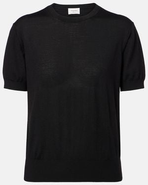 Saint Laurent Wool Top - Black
