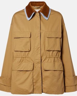 Dorothee Schumacher Cotton Field Jacket - Brown