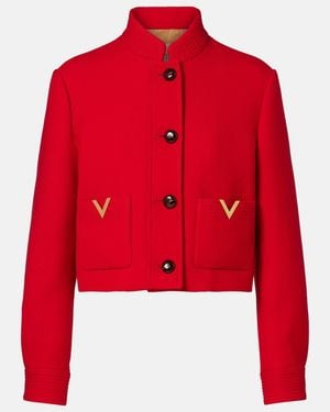 Valentino Light Jackets - Red