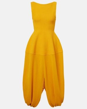 Proenza Schouler Sukki Draped Midi Dress - Yellow