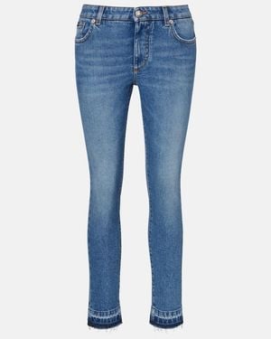 Dolce & Gabbana Low-Rise Skinny Jeans - Blue