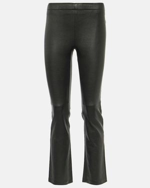 Stouls Jp Twenty Slim Leather Pants - Blue