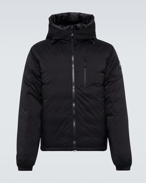 Canada Goose Lodge Padded Ripstop Shell Jacket, Designer Shell Jacket - Black