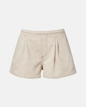 Jacquemus Amelo De-Nimes Denim Shorts - Natural
