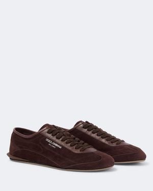 Dolce & Gabbana Suede Trainers - Brown