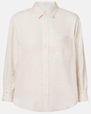 Citizens of Humanity Kayla Shrunken Linen Shirt - White