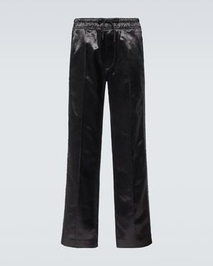 Tom Ford Straight Track Trousers - Black