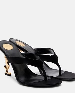Saint Laurent Opyum Mule Sandal - Black