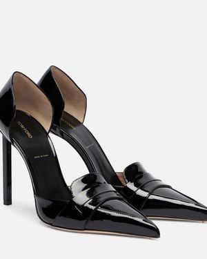 Tom Ford Patent Leather Court Shoes - Black