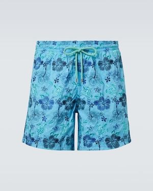 Vilebrequin Mistral Floral Swim Trunks - Blue