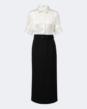 Jonathan Simkhai Alvera Twill Midi Dress - White