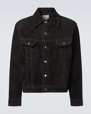 Studio Nicholson X Aaron Levine Boston Suede Jacket - Black
