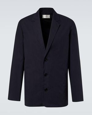 The Row Albert Cotton Blazer - Blue