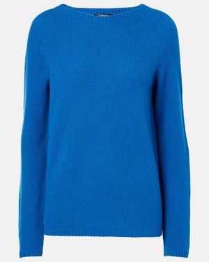 Max Mara Georg Wool And Cashmere Jumper - Blue