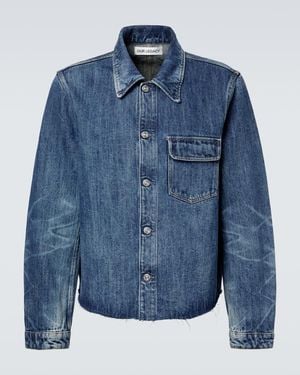 Our Legacy Cut Rebirth Denim Jacket - Blue
