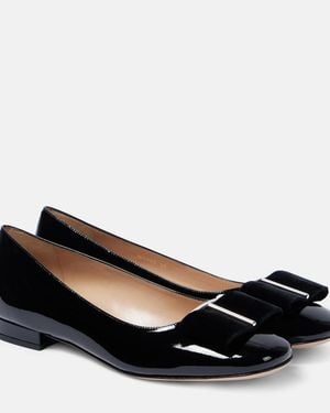 Tom Ford Elegant Leather Ballerinas For - Black