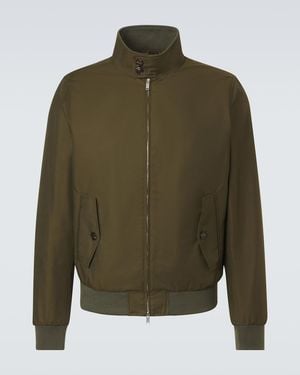 Slowear Cotton-Blend Blouson Jacket - Green