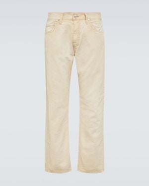 NOTSONORMAL Cotton Slim Pants - Natural