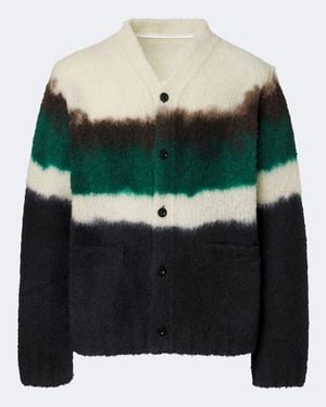 Sacai Polopullover Aus Einem Wollgemisch - Grün