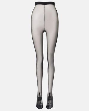 Herbert Levine Sheer Perfection Mesh Over-The-Knee Boots - Grey