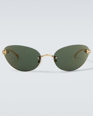 Cartier Gafas De Sol Cat-Eye Panthere De Cartier - Verde