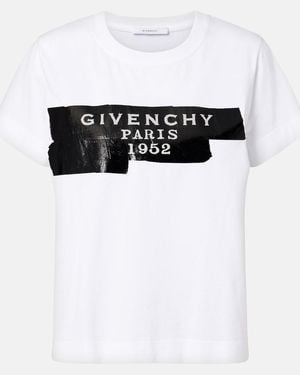Givenchy Logo Printed Crewneck T-Shirt - White