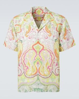 Orlebar Brown Maitan Printed Linen Shirt - Multicolour