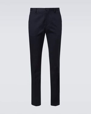 Etro Chinohose Aus Baumwolle - Blau